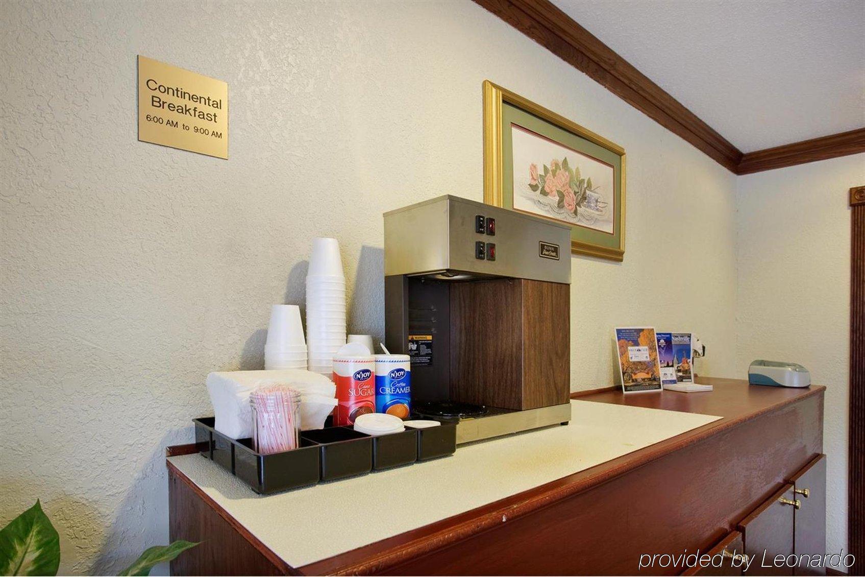 Americas Best Value Inn Near Downtown Nashville Restoran foto